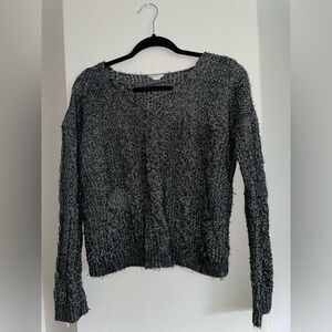 Aeropostale Charcoal V-Neck Sweater
